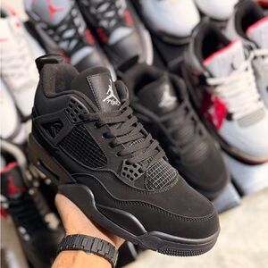 Jordan Men's Black Mesh Athletic Shoes